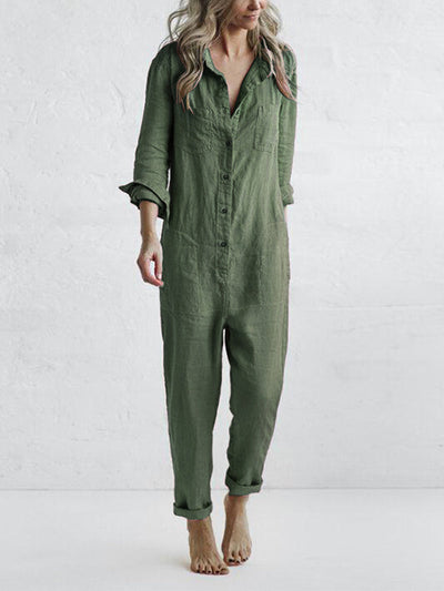 Annah - Jumpsuit med lång ärm