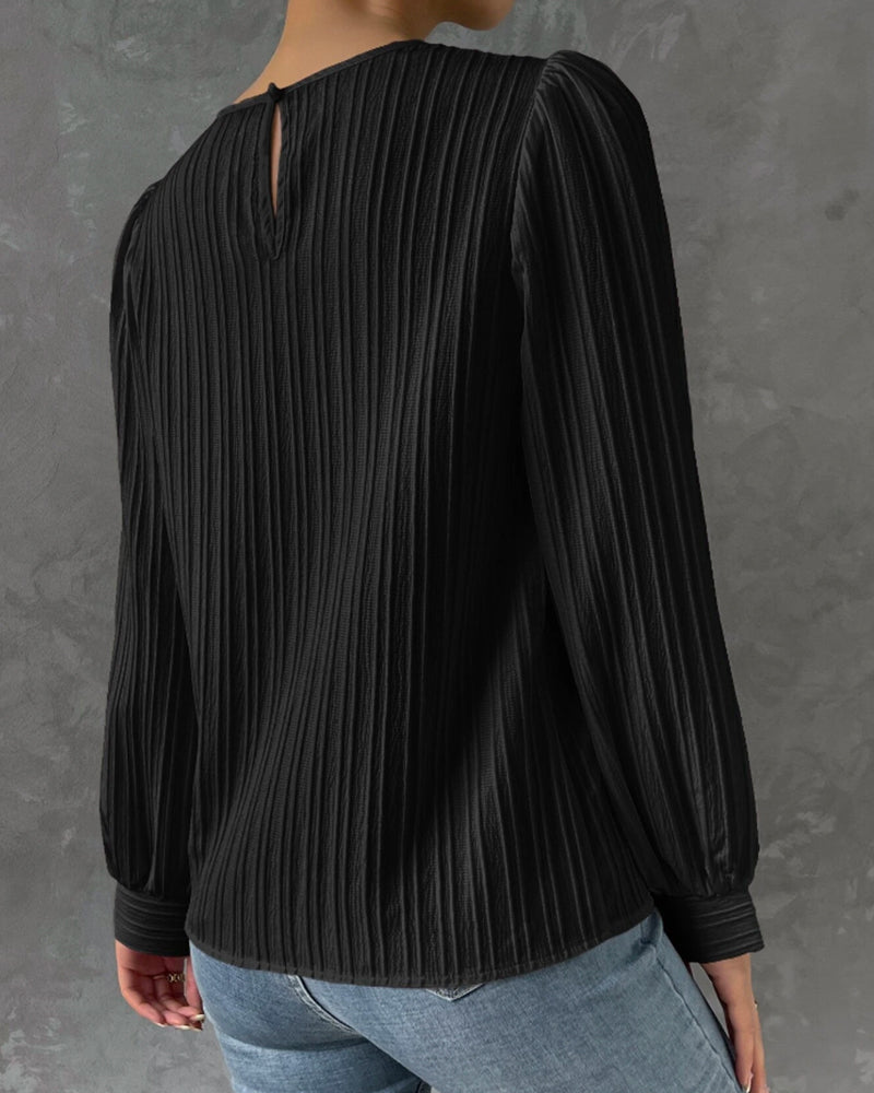 Roxanne™ | Förförisk Modeblus med Lanternärmad ärm