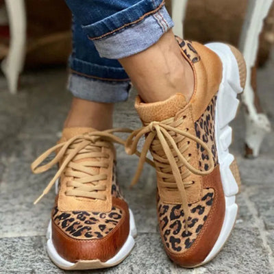 Roseanna - Skor Dam med Leopardtryck