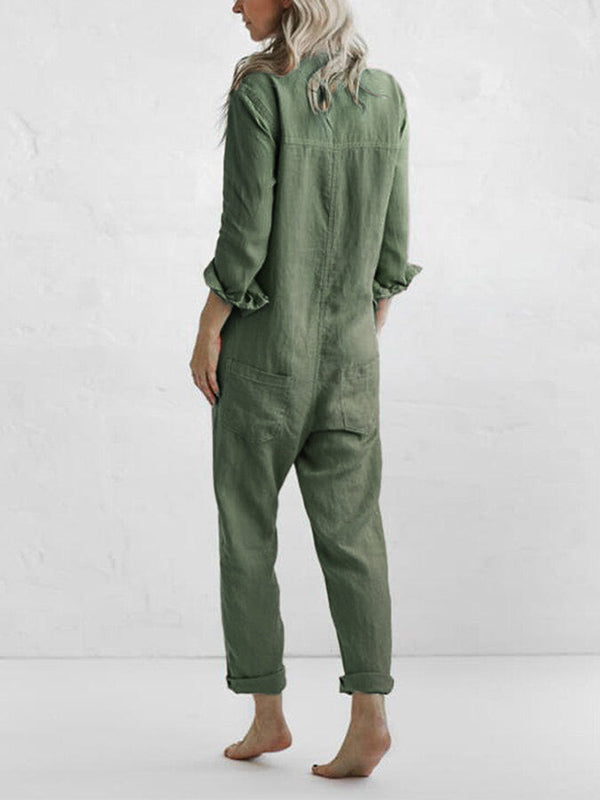 Annah - Jumpsuit med lång ärm
