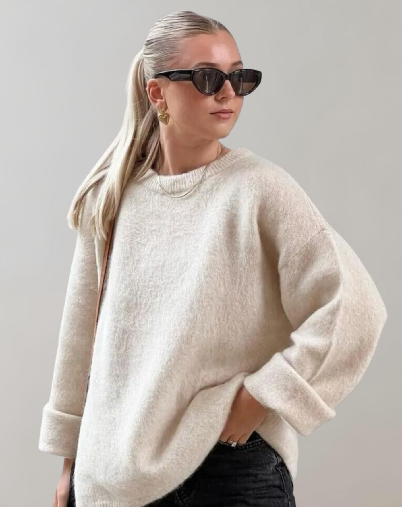 Yeleen | Överdimensionerad Dam Pullover