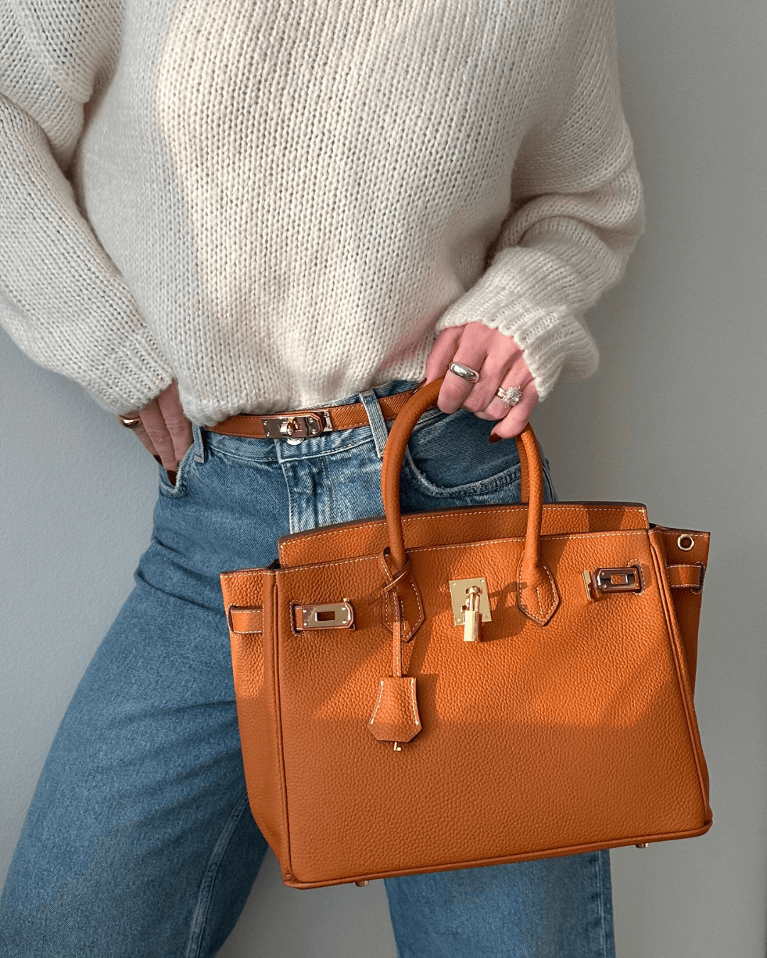 Zara | Stor Läderhandväska för kvinnor