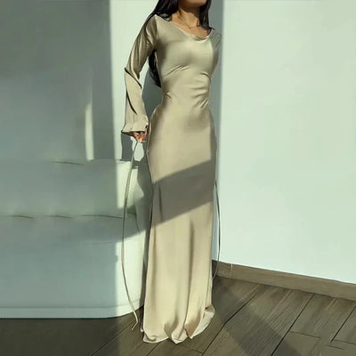Annie - Elegant långärmad klännin