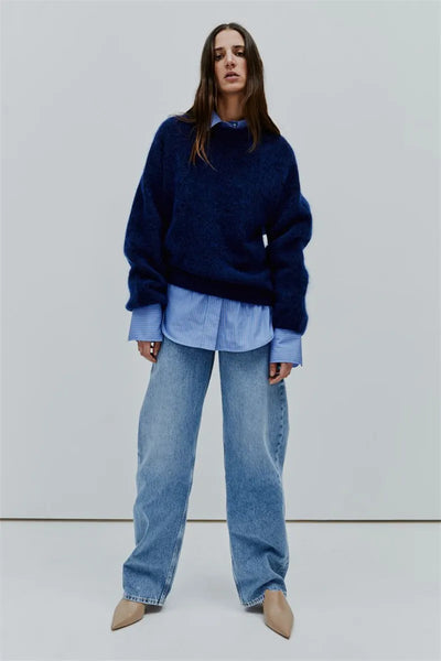 Yeleen | Överdimensionerad Dam Pullover