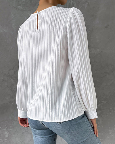 Roxanne™ | Förförisk Modeblus med Lanternärmad ärm