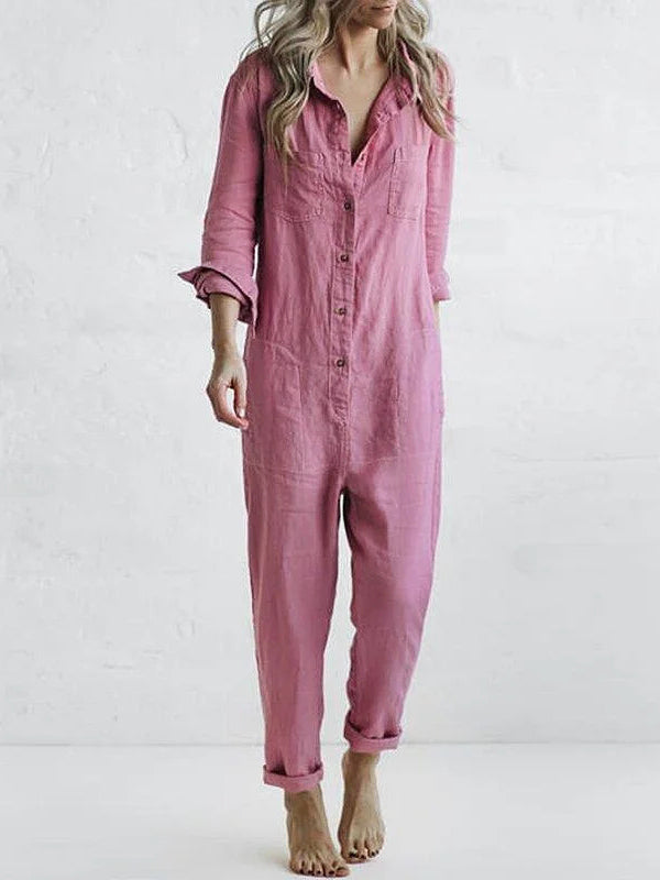 Annah - Jumpsuit med lång ärm