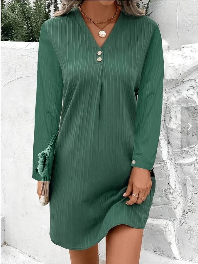 Poppy - Damen Leinenhemdkleid