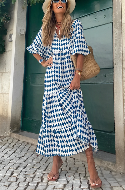 Faline - Casual elegant lång maxiklänning för sommaren