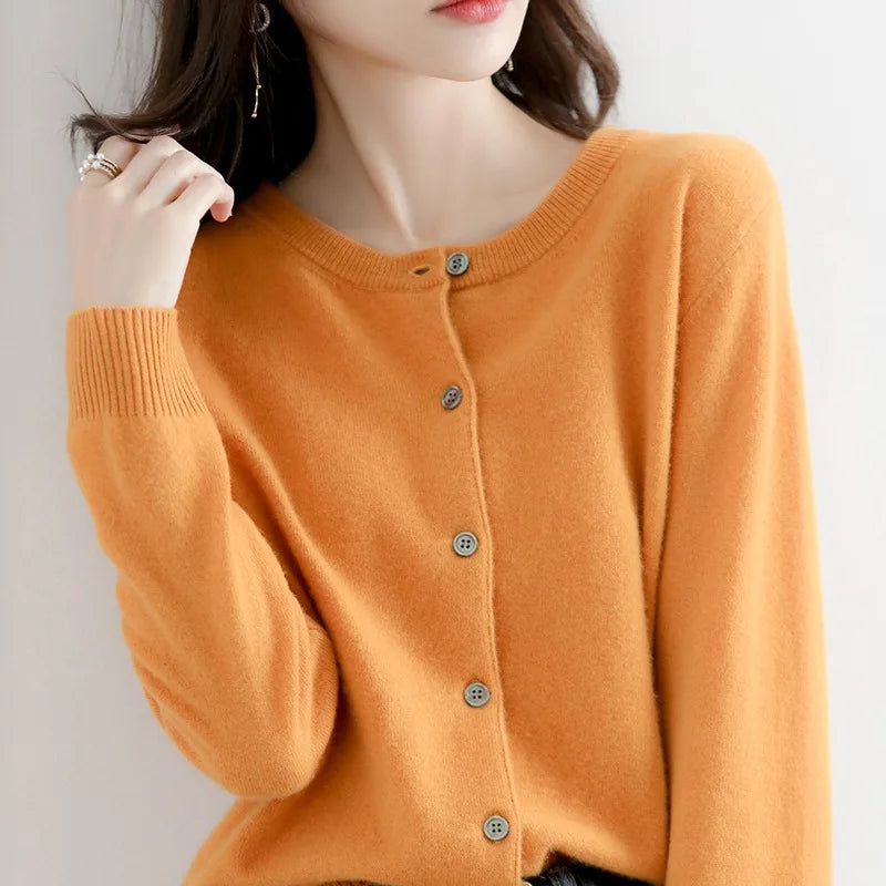 Melody™ | Casual Enfärgad Cardigan-Tröja