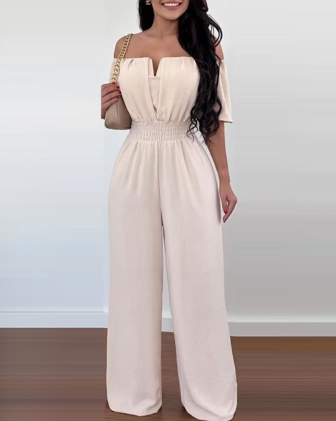 Brionna - Elegant Axelbandslös Jumpsuit