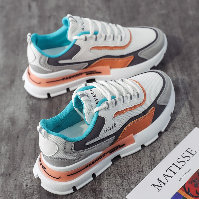 Rosemarie - Bekväma Avslappnade Chunky Sneakers