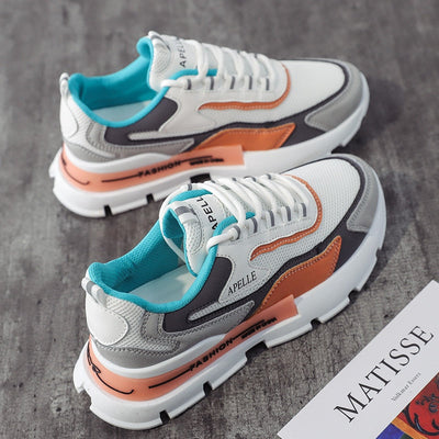 Rosemarie - Bekväma Avslappnade Chunky Sneakers