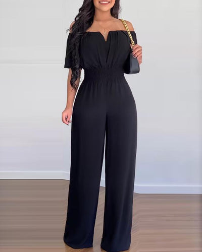Brionna - Elegant Axelbandslös Jumpsuit