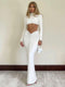 Cecilia - Kvinnor Crop Top & Maxi Kjol Set