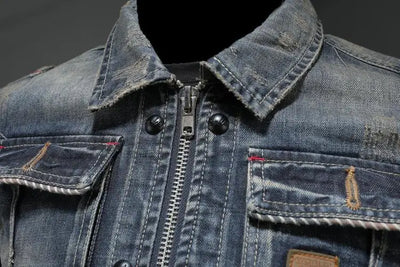 Antoine - Retro denimjacka för vintagestil