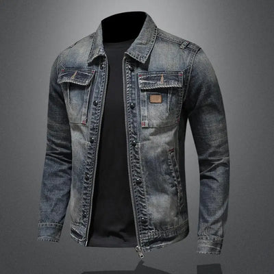 Antoine - Retro denimjacka för vintagestil