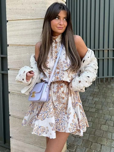 Hannah - Damernas Halter Paisley Sommarklänning