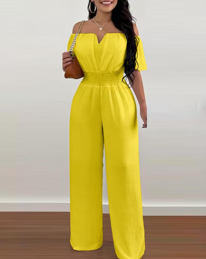 Brionna - Elegant Axelbandslös Jumpsuit