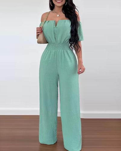 Brionna - Elegant Axelbandslös Jumpsuit