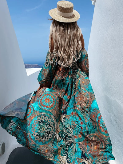 Lily - Boho Maxiklänning för Kvinnor