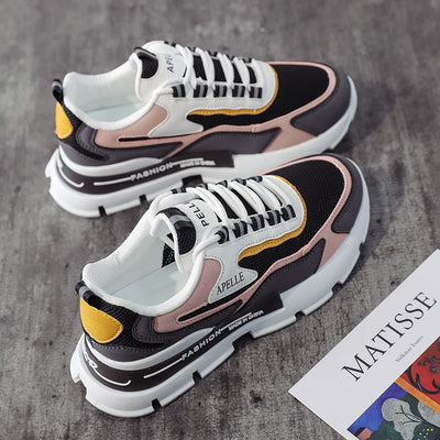 Rosemarie - Bekväma Avslappnade Chunky Sneakers