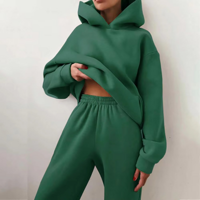 Casual Vintage Oversized Tränings- & Joggingdräkt För Damer | Perfekt för Vardagsbruk