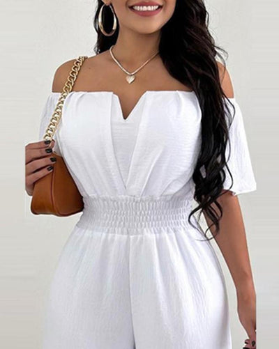 Brionna - Elegant Axelbandslös Jumpsuit