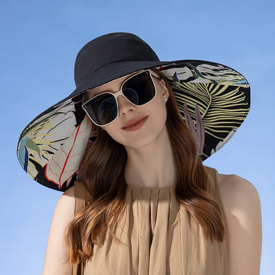 Gabriella™ |  Dubbelsidig Bredbrättad Elegant Solhatt