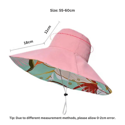 Gabriella™ |  Dubbelsidig Bredbrättad Elegant Solhatt