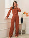 Ross - Kvinnor Casual Blus & Byxor Set