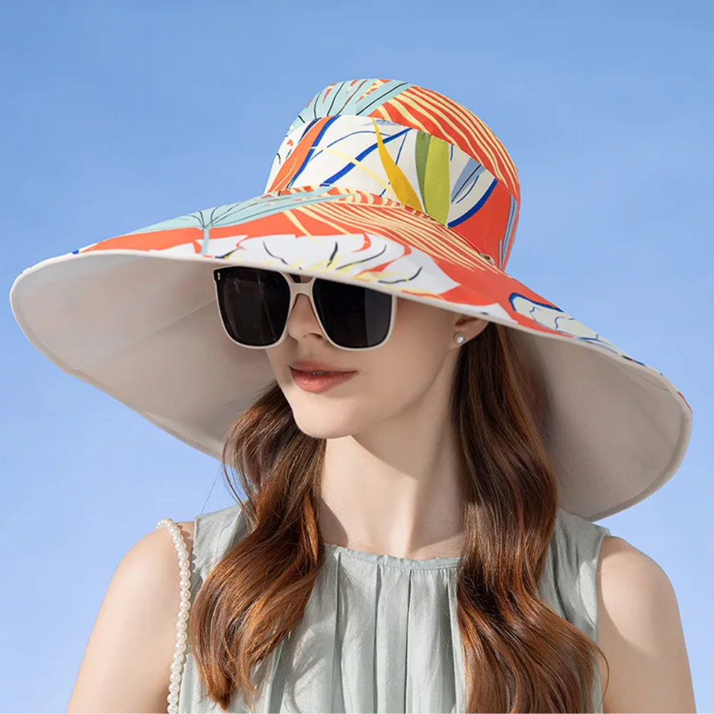 Gabriella™ |  Dubbelsidig Bredbrättad Elegant Solhatt