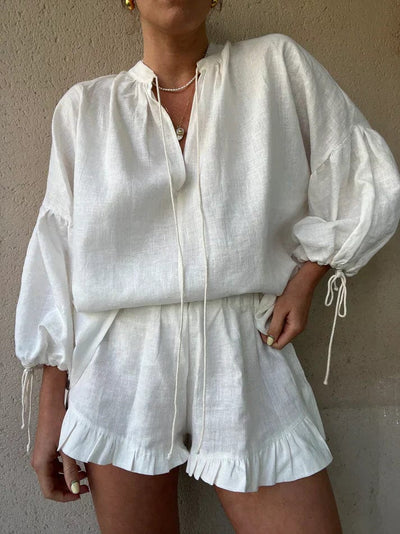 Cosette™ | Bekvämt Sommar-set i Unikt Tyg