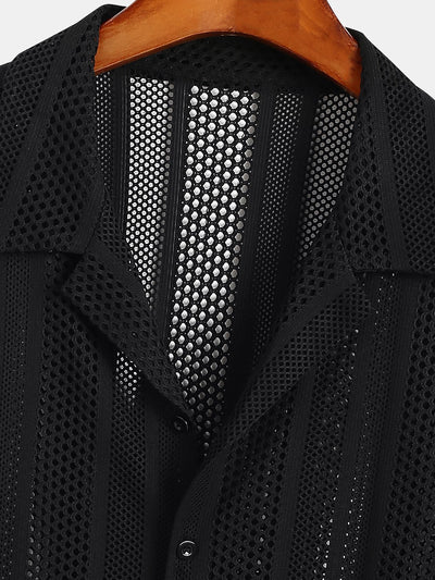 Mesh Textured Shirt