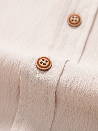 Wrinkled Textured Shirt & Shorts